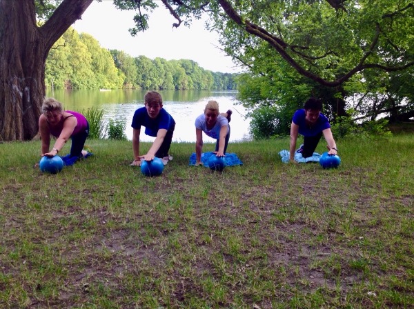 Pilates am Wasser